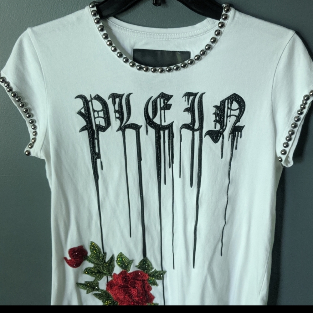Phillip plein embroidered t shirt
